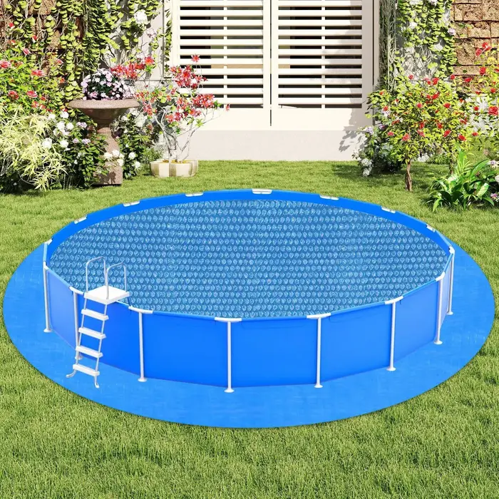 Couverture de piscine solaire ronde en Film PE