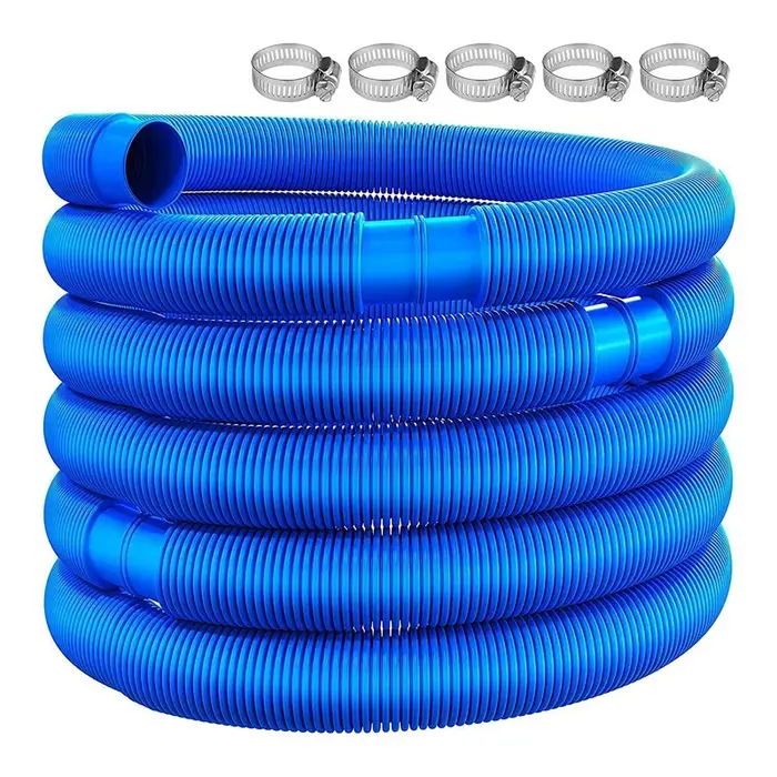 Tuyau de piscine de 6.3M, diamètre 32 Mm avec collier de serrage, outil de nettoyage de piscine de t