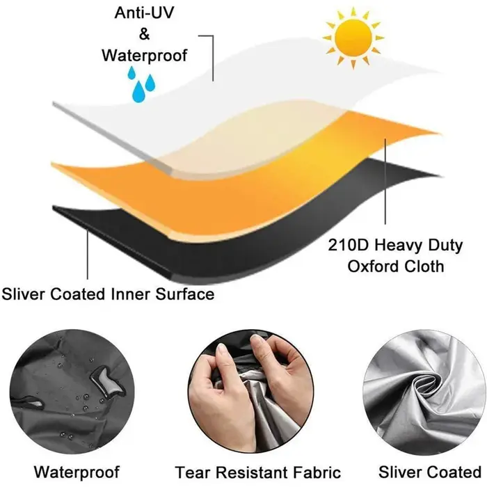 Juste de Protection Imperméable pour Meubles de Jardin