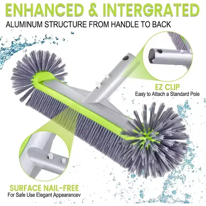 Brosse de piscine ronde de 17