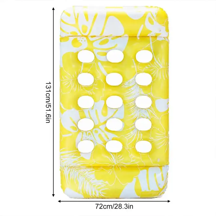 1PC Matelas Flottant Gonflable pour Piscine, Radeau de Bronzage, Jouet de Fête pour Lac, Plage, Pisc