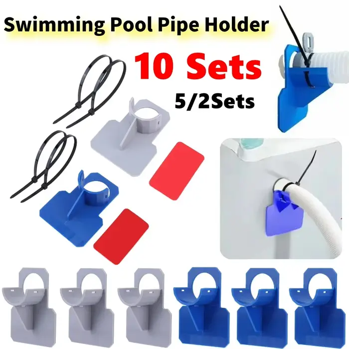 Support de fixation pour tuyau de piscine