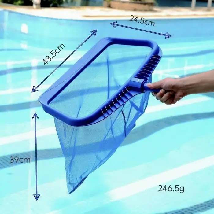 Râteau à feuilles de piscine professionnel-sac profond de grande capacité cadre épaissi filet d'écumoire de