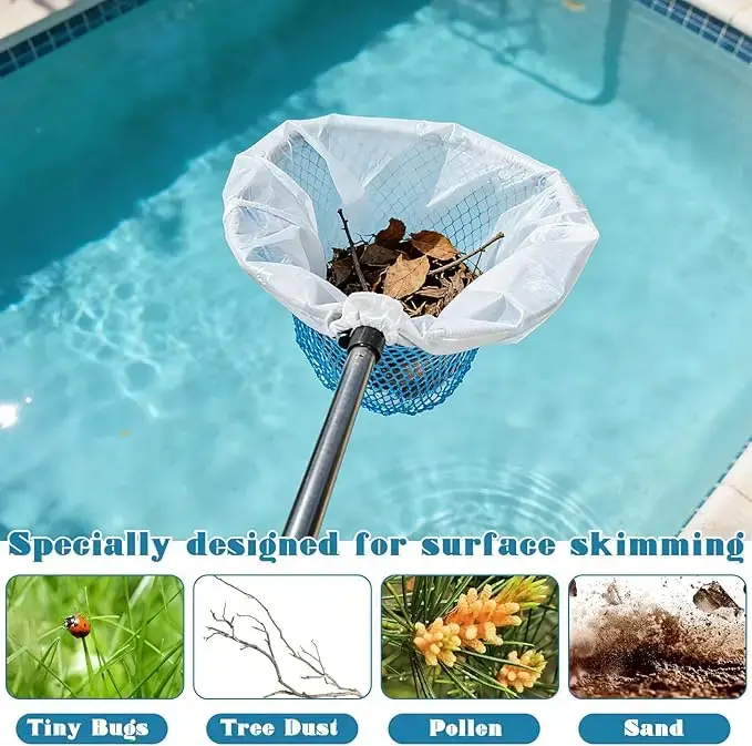 Sac filtrant de piscine réglable 26x22 pouces