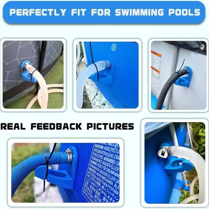 Support de tuyau de piscine antidérapant 3 pièces