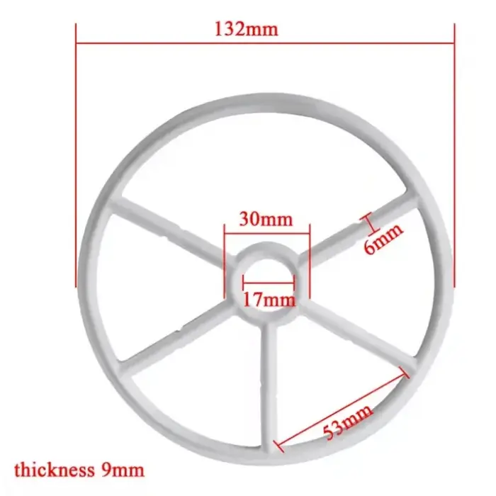 Convient pour 12.8 13.2cm 13.5 joint araignée de valve piscine filtre à sable pièces de rechange vanne de dérivation