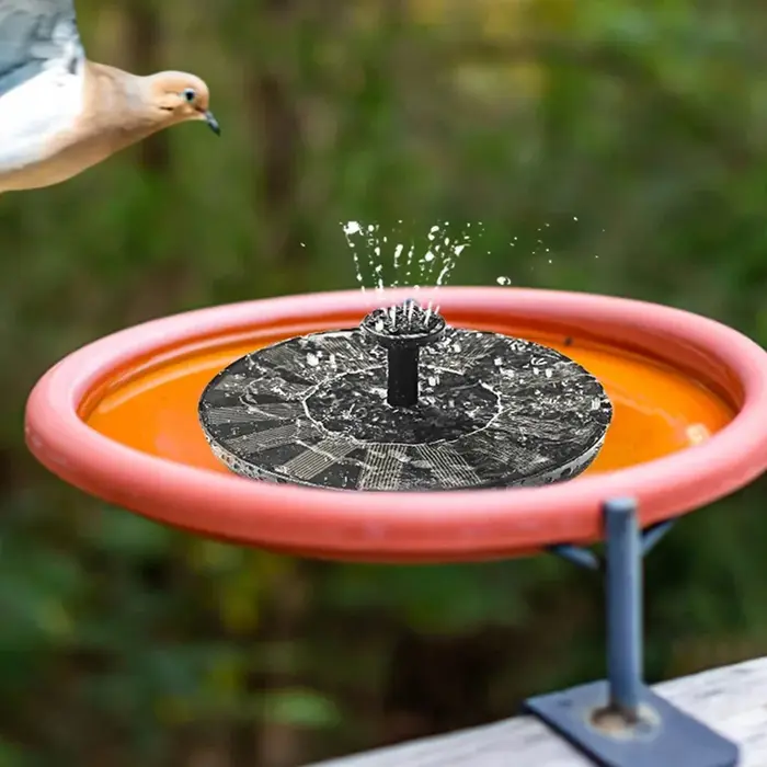 Pompes à fontaine solaire flottante de 13/16/18 cm avec 8 buses : embellir les piscines de jardin