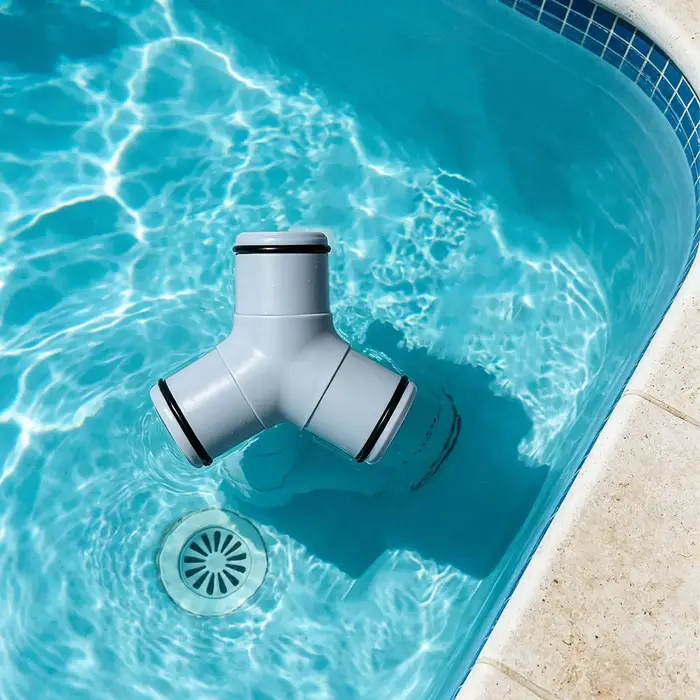 Adaptateur de tuyau de piscine universel à 3 voies