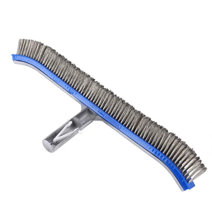 Brosse en acier pour murs astronomiques de piscine