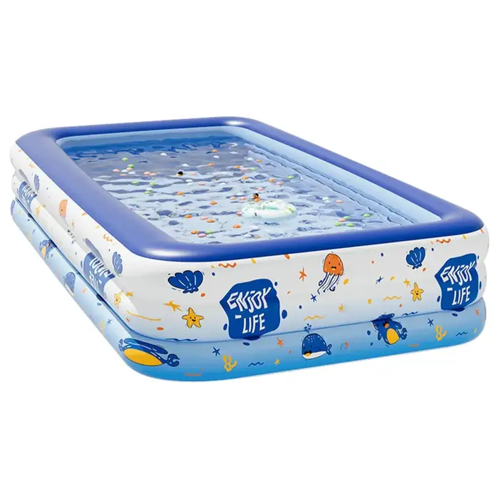 Grande piscine gonflable 1 pièce, piscine hors sol portable, piscine d'été en PVC épaissi pour jeux 