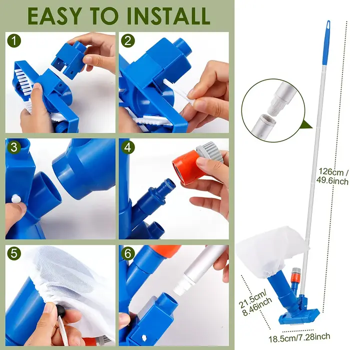 Kit de livres d'aspirateur de piscine