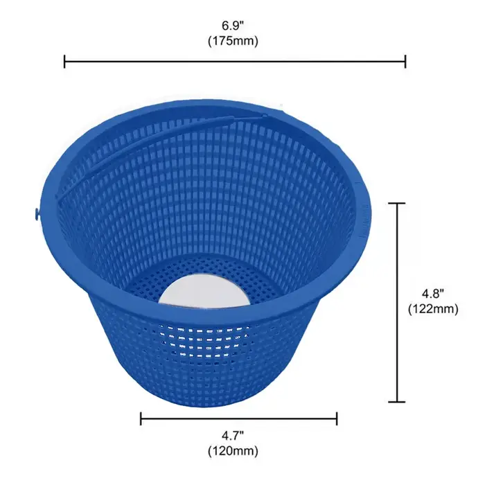 Panier d'écumoire de brosse de piscine à main