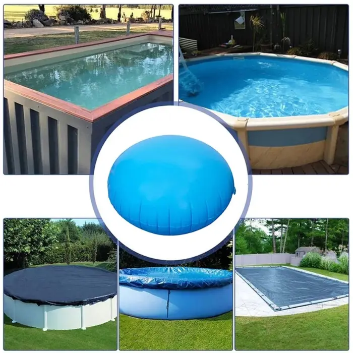 Oreiller piscine d'hiver, couverture d'hivernage durable, oreiller d'air piscine 69HD