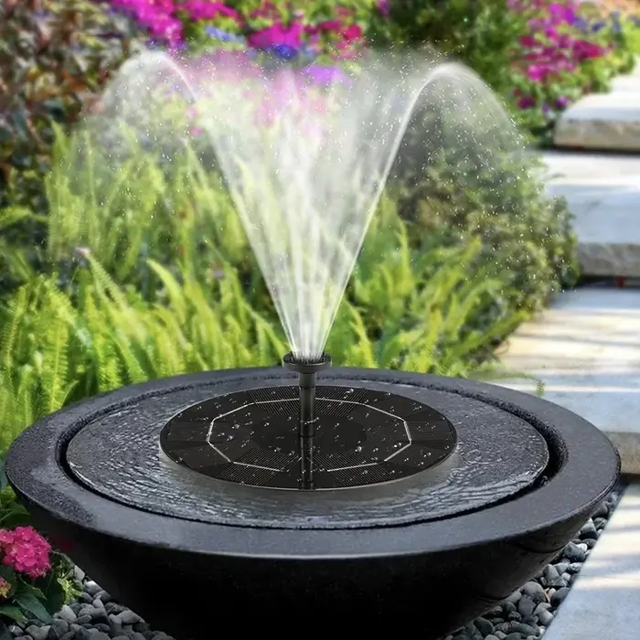 Pompes de fontaine solaire 13/16/18 cm : adaptées aux piscines de jardin