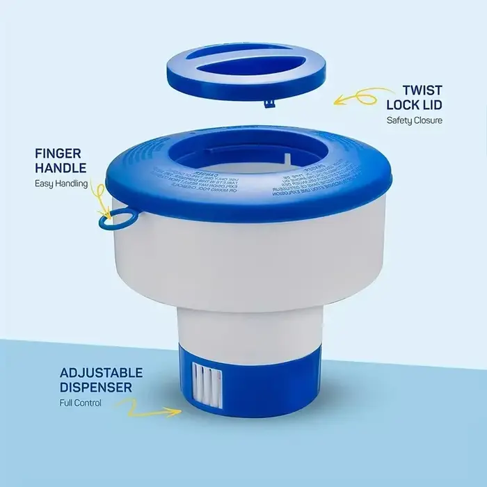 Distributeur flottant de chlore pour piscine