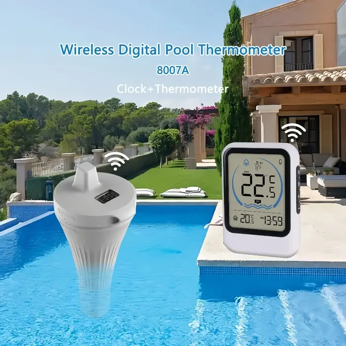 Thermomètre de piscine avec capteur de température pour piscine