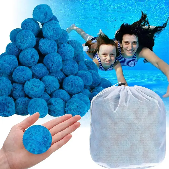 Boules filtrantes pour piscine 200g – Remplacement efficace du média de pompe pour l'eau propre des piscines