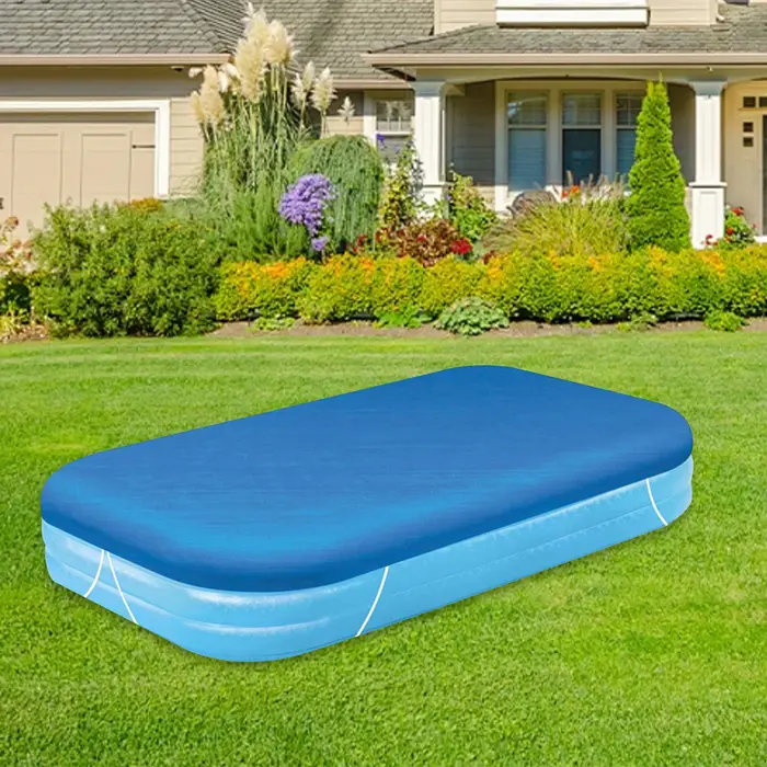Couverture de piscine rectangulaire PE hors sol
