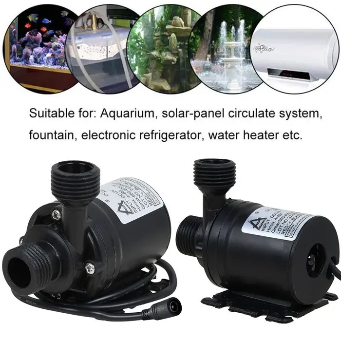 Pompe submersible 18W, pompe à eau haute pression pour jardin