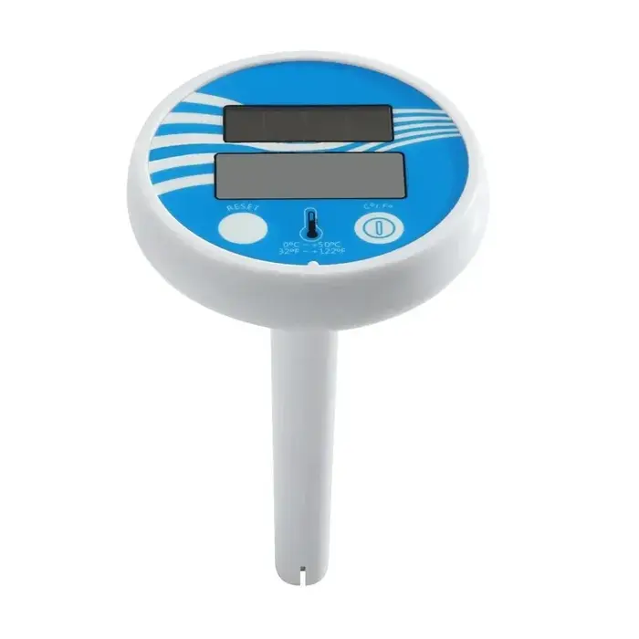 Thermomètre de piscine numérique flottant thermomètre de piscine extérieure à énergie solaire thermo