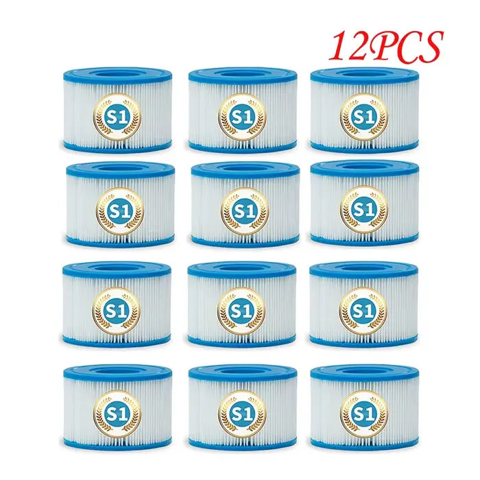 Cartouche filtrante pour piscine et spa, adhérence Pound Type l's, pour Intex, PureSpa, 29001E, 12 p