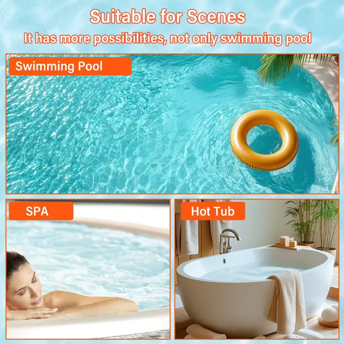YIERYI – testeur d'eau de piscine 7 en 1