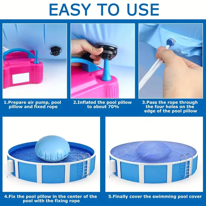 Housse d'oreiller d'air pour piscines hors sol