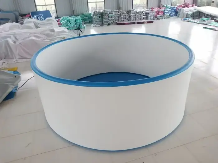 Piscine gonflable en PVC durable, grande taille 5m, portable, hors sol, étanche, design confortable,