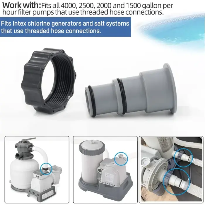 Adaptateur de tuyau de piscine