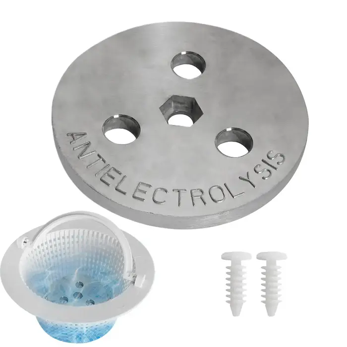 Écumoire de piscine poids Anode de Zinc panier de filtre