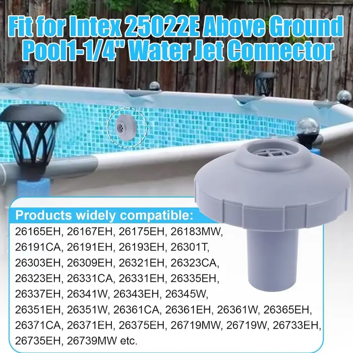 Kit de remplacement de raccords de filtres d'entrée pour piscine Intex 11070/12364
