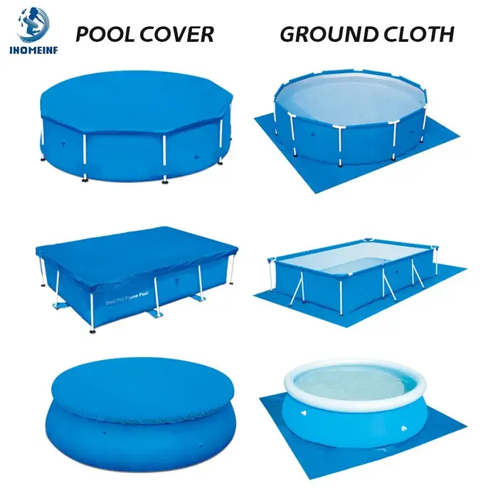 Couverture de piscine imperméable à l'eau et à la poussière