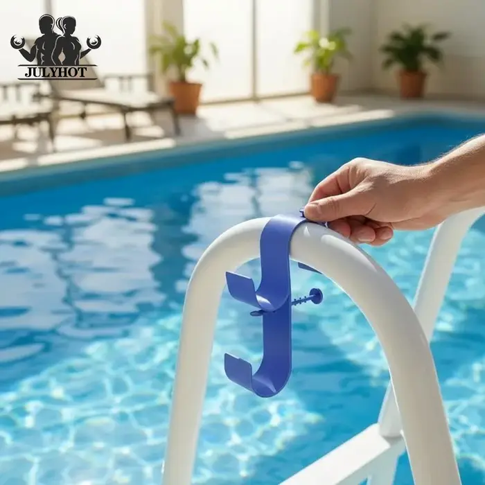 Support de poteau de piscine réglable pour piscines hors sol