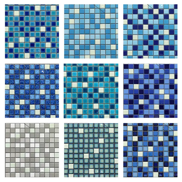 Carreaux de mosaïque de piscine Shoous en céramique structurels ente