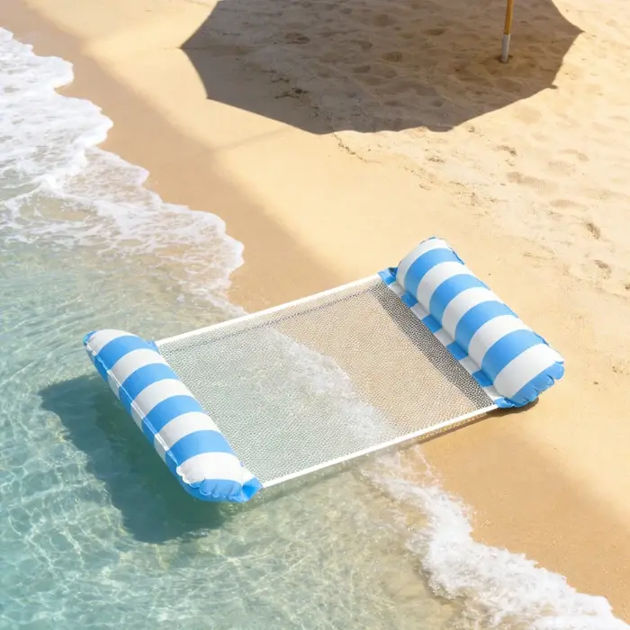 Chaise longue gonflable polyvalente pour hamac d'eau