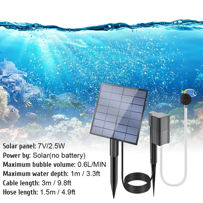 Aérateur solaire pour bassin 2