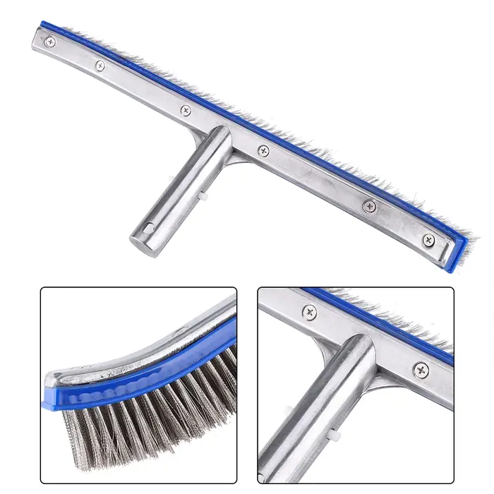 Brosse en acier pour murs astronomiques de piscine
