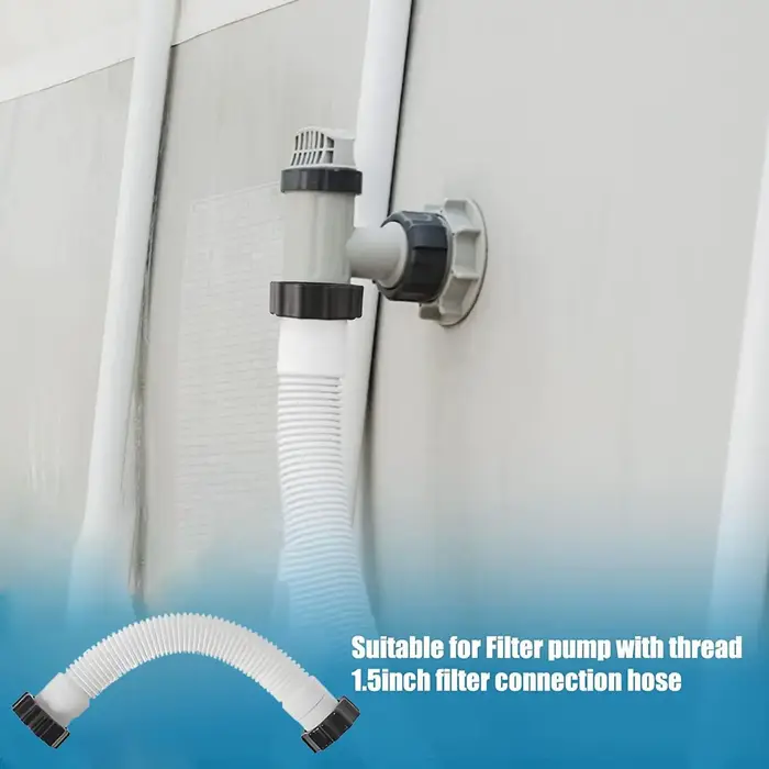 Tuyau de rechange pour pompes de filtration de piscine 40cm 150cm