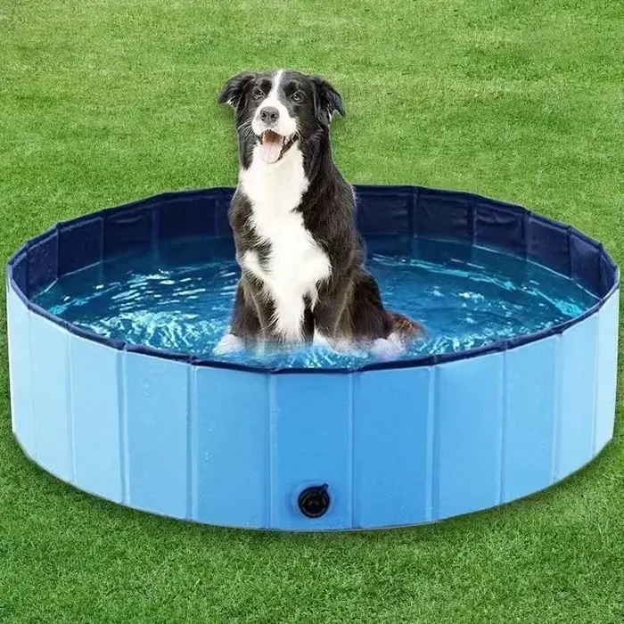 Piscine pliable pour animaux de compagnie baignoire Portable pour chien 160x30cm 120x30cm piscine ex