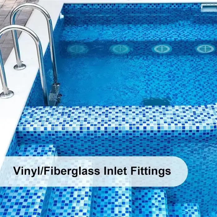 Couvercle d'entrée d'eau piscine en plastique