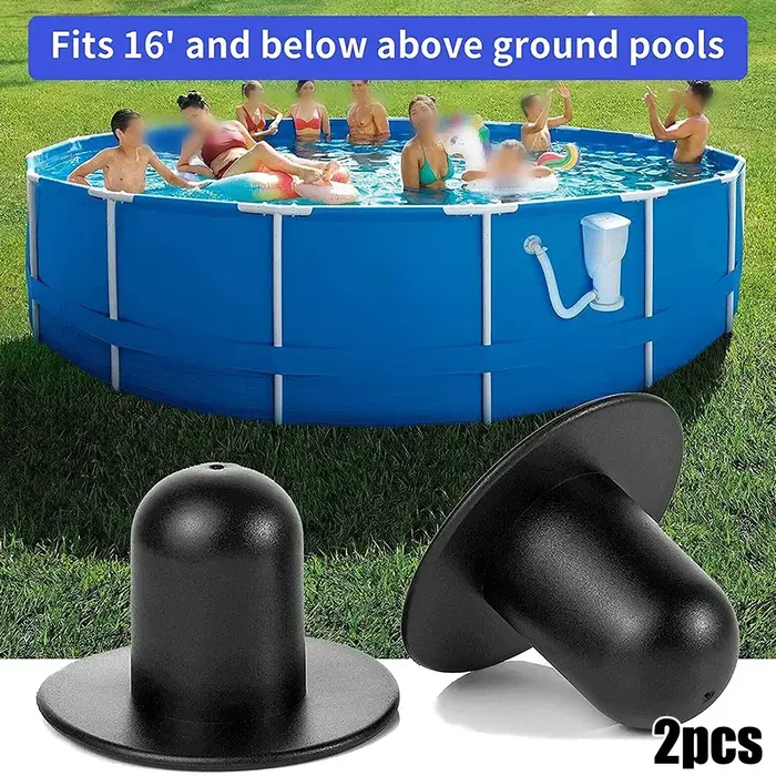 Bouchons muraux de piscine en plastique