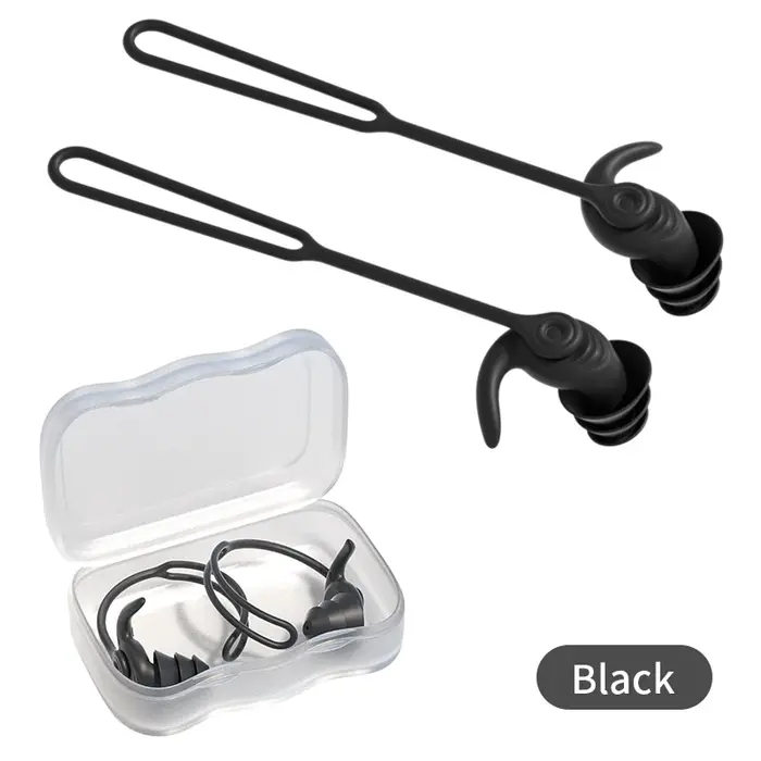 Bouchons d'oreille de natation en Silicone, étanches, Anti-bruit, accessoires de piscine, bouchons d