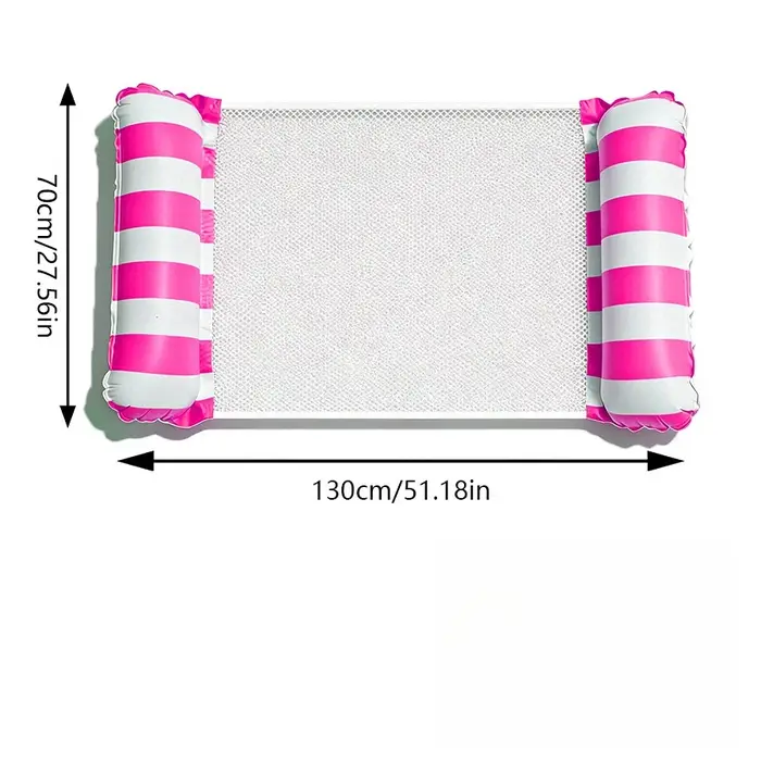 Hamac flottant multi-usage pour piscine, transat gonflable pour se détendre, bronzer, fêtes au bord 