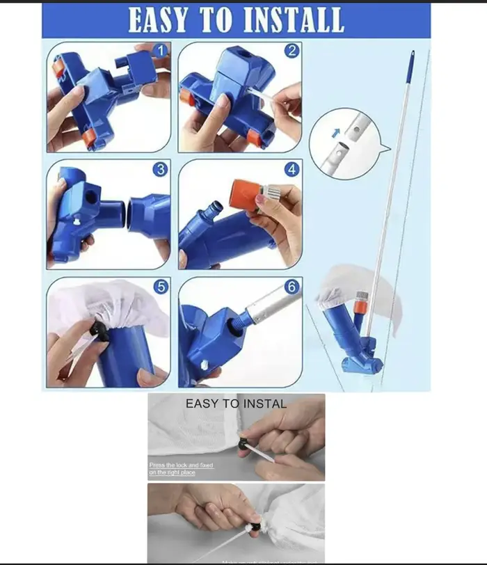 Outil de nettoyage rapide pour piscine