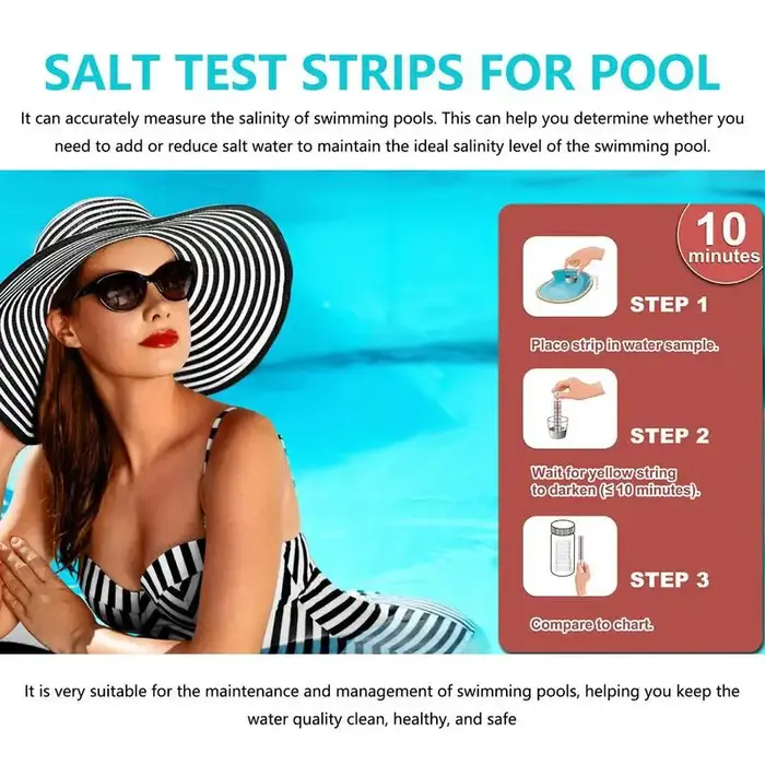 Kit de bandelettes de test d'eau
