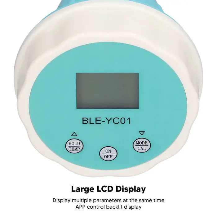 Moniteur de piscine Bluetooth PH CL EC TDS ORP température 6 en 1