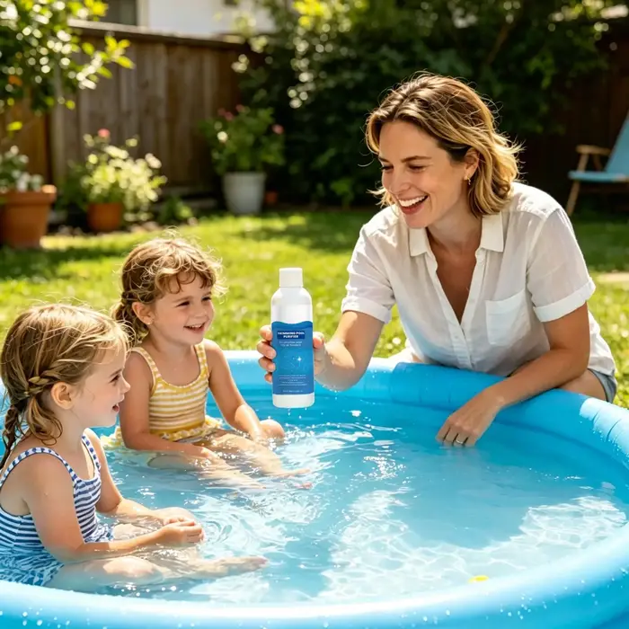 Clarifiant d'eau de piscine liquide sans odeur 100 ml