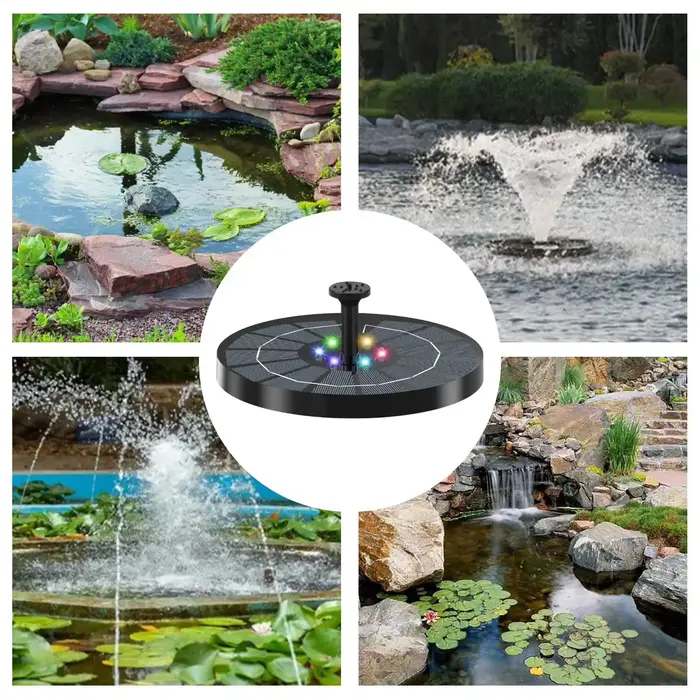 Fontaine solaire pour piscine