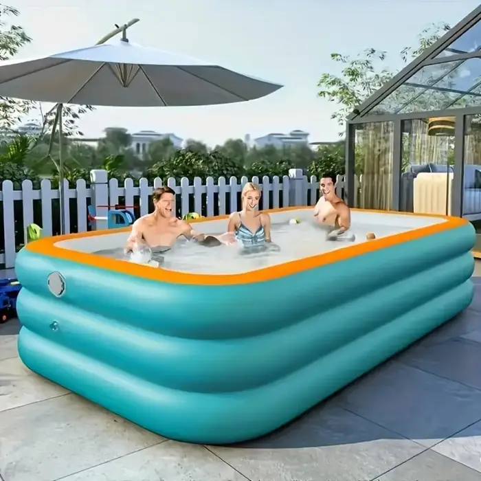 Grande piscine familiale, piscine extérieure non gonflable pour enfants et adultes, non gonflable, s