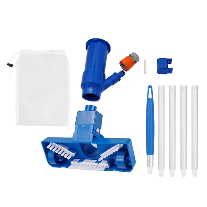 Filet de nettoyage de piscine, outil avec poignée, brosse professionnelle de nettoyage de piscine, P